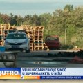 Veliki požar u Nišu: Povređena jedna osoba VIDEO