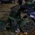 Automobilom se zakucao u zgradu: Jeziva nesreća u Nišu (foto/video)