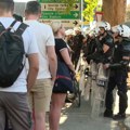 Kordon policije na protestu u Pančevu: Uhapšeni student ETF sutra pred sudom FOTO