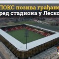 ПОКС позива на окупљање испред стадиона у Лесковцу
