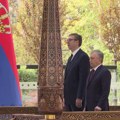 Predsednik Uzbekistana priredio svečani doček predsedniku Vučiću
