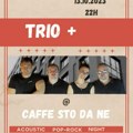 Čačanski sastav “Trio +“ u kafeu “Što da ne?“
