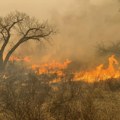 Šumski požar približio se kućama u povratničkom selu Osojane na severu KiM, nema vatrogasaca na terenu