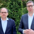 Visoki predstavnik u BiH Kristijan Šmit danas sa predsednikom Srbije Aleksandrom Vučićem