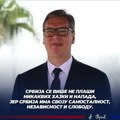 "Srbija se više ne plaši nikakvih hajki i napada" Vučić poslao jaku poruku: Srbija ima svoju samostalnost, nezavisnost i…