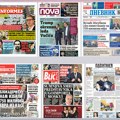Naslovne strane sutrašnjih novina: Prelistavanje štampe za sredu, 17. decembar 2025. godine
