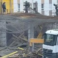 Zgradu na kojoj se juče urušio sprat gradi firma iz Leskovca