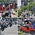 (Foto) vespisti prodefilovali novim sadom Četvrti Vespa skup u Srpskoj Atini okupio oko hiljadu vozača