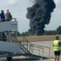 Avion pao nakon poletanja: Letelica se pretvorila u ogromnu vatrenu kuglu
