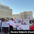 Protest podrške studentima: "Svetlost Vegasa za tamu Srbije"