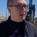 Vučić obišao mesto gde niče velelepni nacionalni stadion: Pokušali su da zaustave i unište Srbiju VIDEO