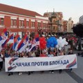 Protest protiv blokada u Čačku okupio oko 4.000 građana