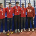 Proleter završio dvoransku sezonu sa 13 medalja: srebro u štafeti 4x400m na Prvenstvu Srbije AK Proleter Zrenjanin