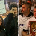 Licem u lice, a između kordon: Skupovi podrške vlasti i Dijani Hrki u Beogradu