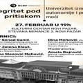 Diskusija o Državnom univerzitetu u petak
