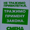 Organizacija studenata SMENA: Ne tražimo privilegije. Tražimo primenu zakona.