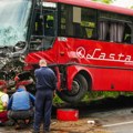U okolini Lazarevca autobus sleteo sa puta - šest osoba teže povređenih prevezeno u urgentni centar