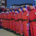 Vatrogasci i posada helikoptera dočekani u Beogradu nakon gašenja požara u Španiji
