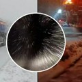 Napadao sneg u Rumuniji, ne vidi se prst pred okom: Putari od jutros na terenu, posipaju 5 tona soli