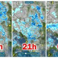 Iz sata u sat: Ovako će se oluja iz Hrvatske kretati kroz Srbiju, dobro se pripremite!