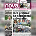 „Nova“ piše: Jača pritisak na neposlušni univerzitet, zbog represije države, nastavnici zabrinuti za profesionalni opstanak…