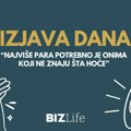 Izjava dana: „Najviše para potrebno je onima koji ne znaju šta hoće“