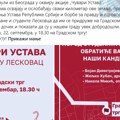Čuvari Ustava stižu u Leskovac: Doček studenata biciklista u utorak na Gradskom trgu