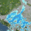 (MAPA) Vremenski radar pokazuje u koliko sati danas počinju intezivni pljuskovi u Srbiji i koliko će dugo trajati