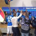 Fudbaleri Napolija od konferencije napravili žurku: Konte ih od srca hvalio, a onda se čuo šampanjac i ludnica