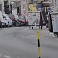 Kontejner sam krenuo ulicom: Oluja u Beogradu već pravi haos, jak vetar raznosi sve pred sobom