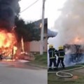 Vatra u potpunosti progutala autobus kod Kruševca Vatrogasci se borili sa stihijom, pored materijalne štete oštećen i…