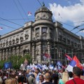 Gotov protest ispred Vlade Srbije: Pet sindikata predalo zahteve