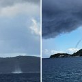 Vodena pijavica kao tornado iznad Jadranskog mora: "Kreće se između jahti, nije svejedno gledati"