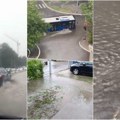 Sastavilo nebo i zemlju u Beogradu: Obilna kiša poplavila ulice širom prestonice, grmljavina ne prestaje, upozorenje RHMZ i…