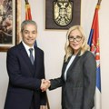 Ministarka Popović se sastala sa ambasadorom Turske Aksojem
