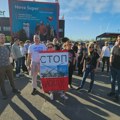 Protest građana novobeogradskih blokova, zahtevaju obustavljanje izgradnje novih objekata