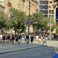 Protest navijača "Partizana" protiv uprave kluba: Blokiran centar grada (foto)