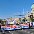 Protest prosvetara ispred Skupštine i Vlade Srbije, štrajk u školama