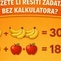 Možete li da rešite ovaj zadatak za 10 sekundi bez digitrona