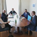 Vučić se u Tivtu sastao sa Mercom, Makronom, Koštom i Fon der Lajen