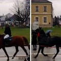Defile konja za Božić: Meštani ove opštine sa radošću dočekali praznik, kas i osmeh odjeknuli centrom