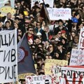 Studenti u blokadi traže parlamentarne izbore