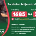 Potrebna pomoć za devojčicu Mala Nina mora na lečenje i terapije