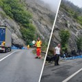 Prevrnula se prikolica na putu Čačak – Gornji Milanovac, gajbe rasute po kolovozu
