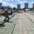 Vojska Srbije postavila pontonski most do plaže Lido