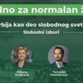 Kako na slobodnim izborima do slobodne Srbije?: Zelenović, Stojković, Marinković i Nešić na tribini Zajedno u Kragujevcu