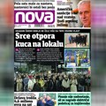 „Nova“ piše: „Srce otpora kuca na lokalu“