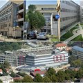 Tema dnevnika: Radovi u krugu Pokrajinske bolnice Postavljaju se prozori, grade se pasarele koje će spajati nove blokove