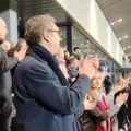 Vučić srećan i ponosan: Predsednik Srbije u Leskovcu slavio veliki uspeh "orlova" - trijumf nad Švajcarskom (video)