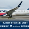 Нови ербас А320 Ер Србије: ИУ‑АПТ обавио први лет у бојама националне авио-компаније